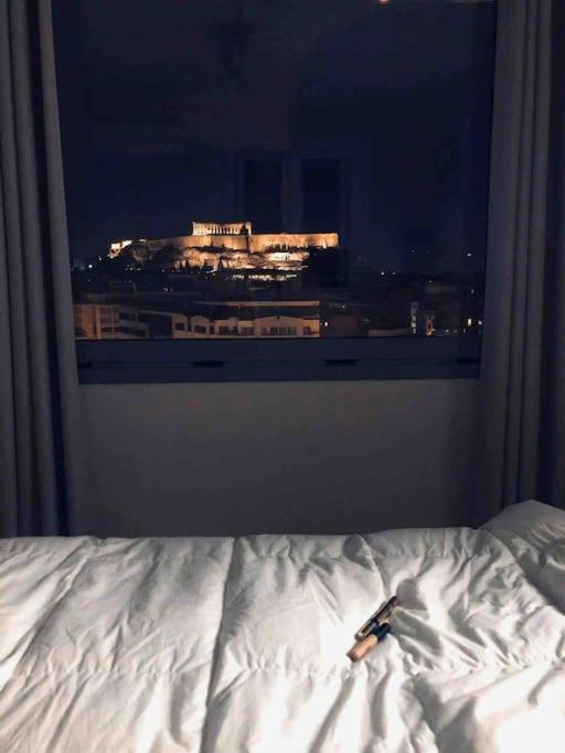 Luxury Studio With Unique View Of The Acropolis Athén Kültér fotó