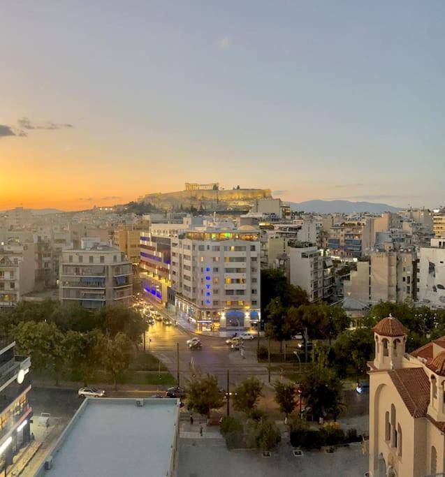 Luxury Studio With Unique View Of The Acropolis Athén Kültér fotó